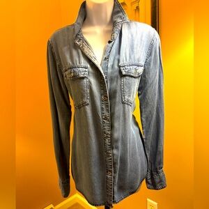 Buffalo tencel denim shirt. Size Small